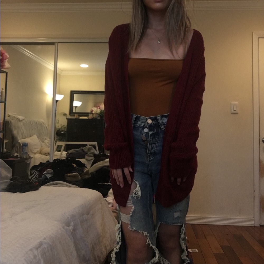 Knit cardigan